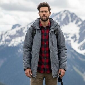 Sierra Designs Puffer Jacket Mens Sz Small Gore-Tex USA Made Hiking Gorpcore Vtg